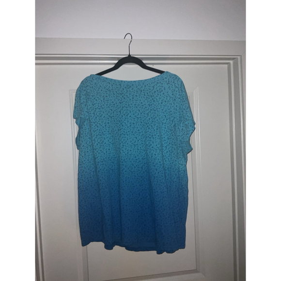 Women's COVINGTON SHORT SLEEVE STRETCH TOP SIZE 3X - Picture 5 of 10